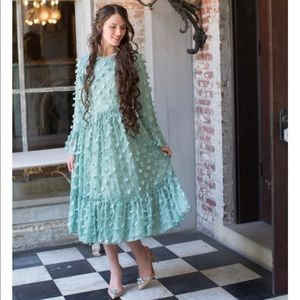 NWT-Dark mint party dress. Size XL